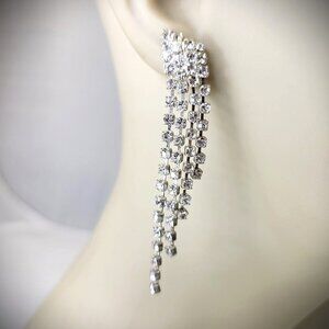 Rhinestone Earrings for the Minimalist